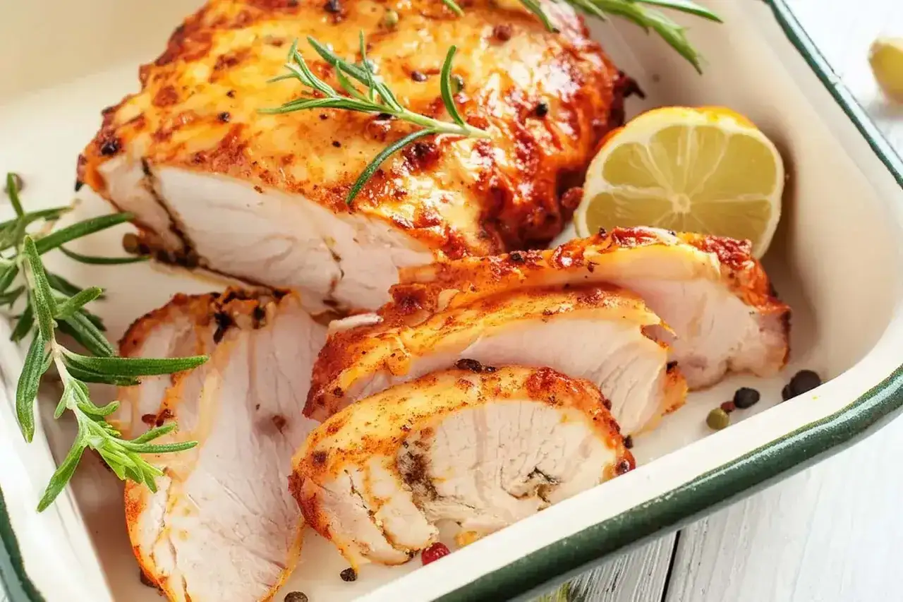 Pieczona pierś z indyka - jak zachować soczystość?