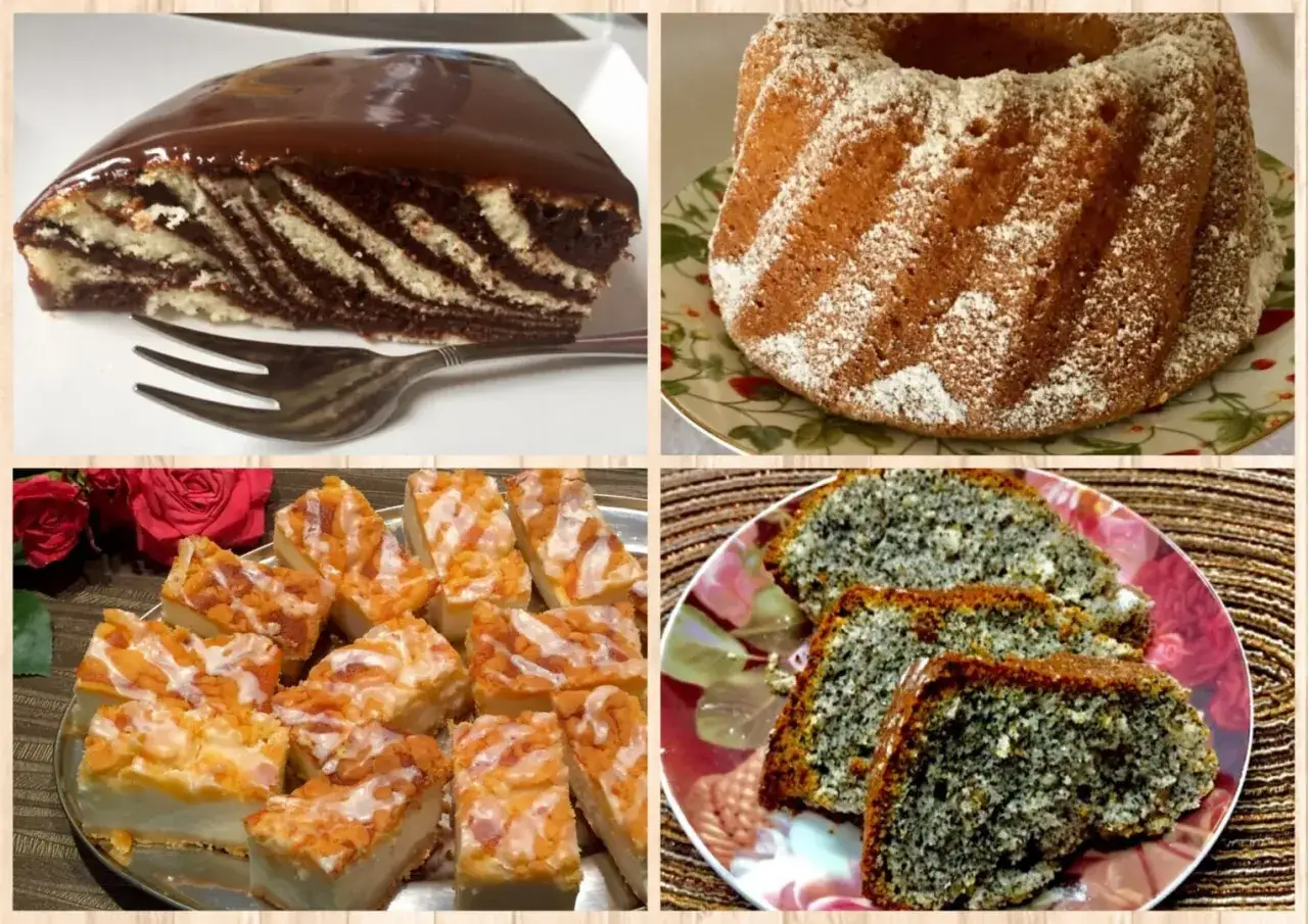Ciasto zebra, babka, serniczki z brzoskwiniami i makowiec. Pyszne propozycje, co zrobić z białek, gdy zostanie ich za dużo!